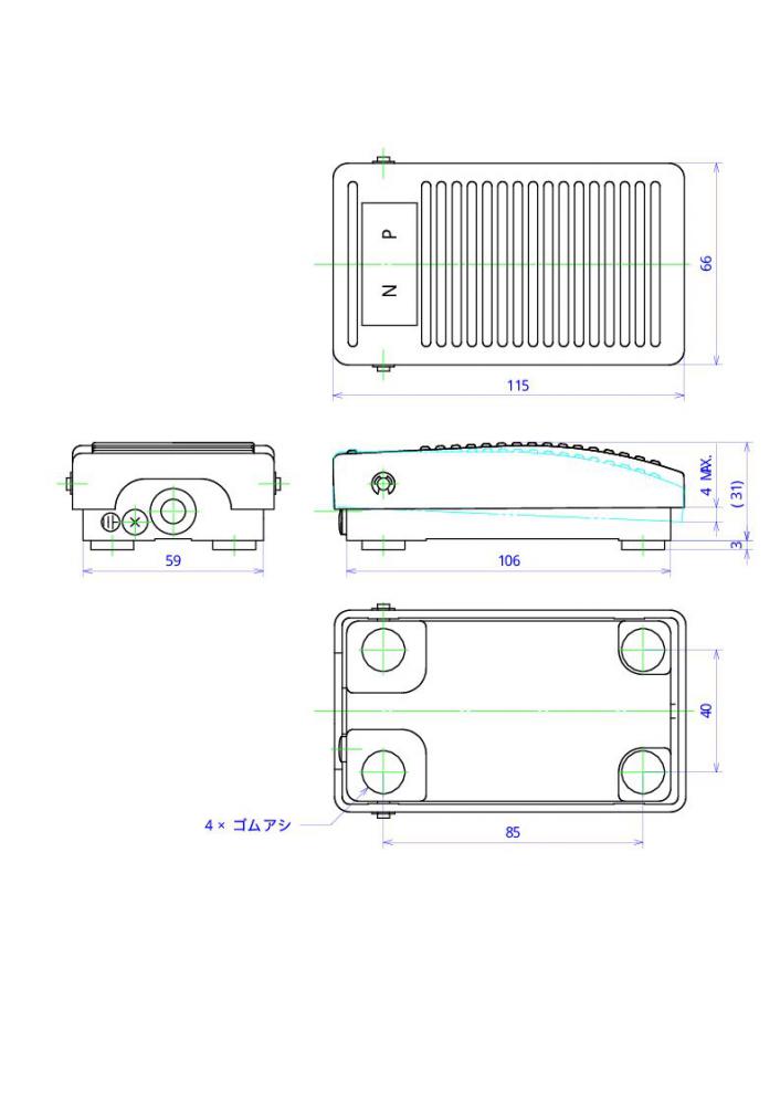 OFL-AV-S3｜フットスイッチの総合メーカー オジデン